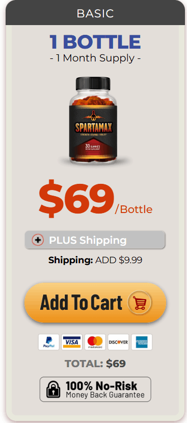 SpartaMax 1 $69/bottle